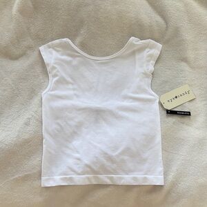 Eye Candy White Seamless Top